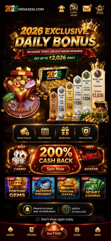 INDIA2026 Game bonus offers, casino games, live dealer tables, and sports betting platform.