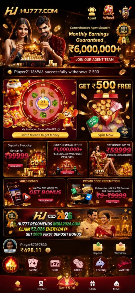 HU777 Game mobile application with secure login, fast registration, Android compatibility, and premium online gaming platform.