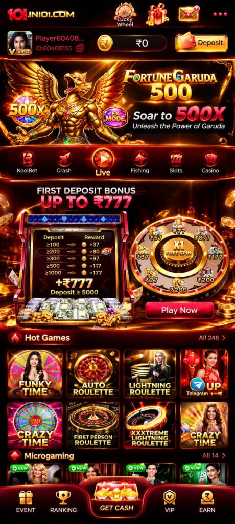 IN101 Game – Modern Online Gaming Experience